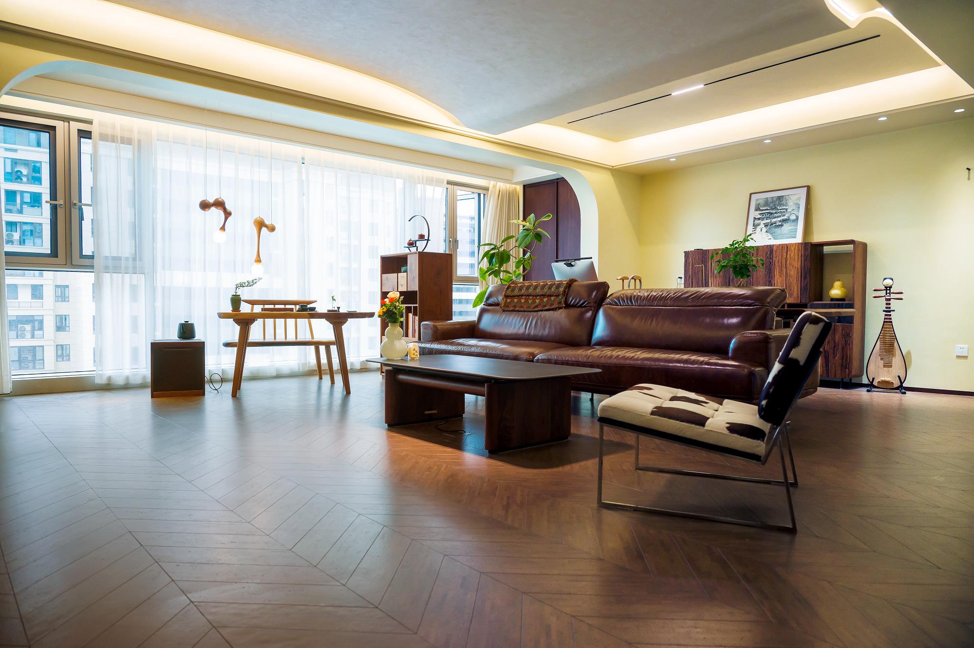 中式風新家的靈魂，居然是這塊軟木地板 圖片9